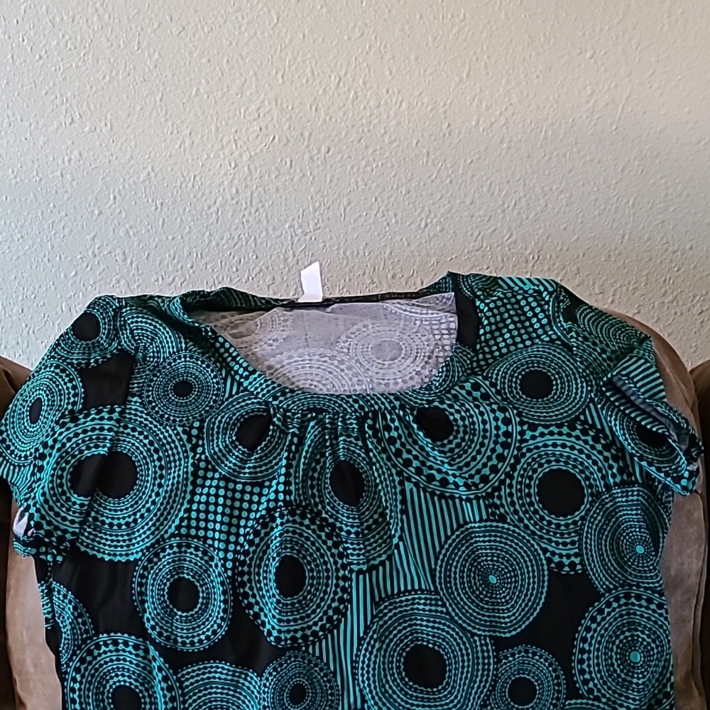 Greenish black blouse